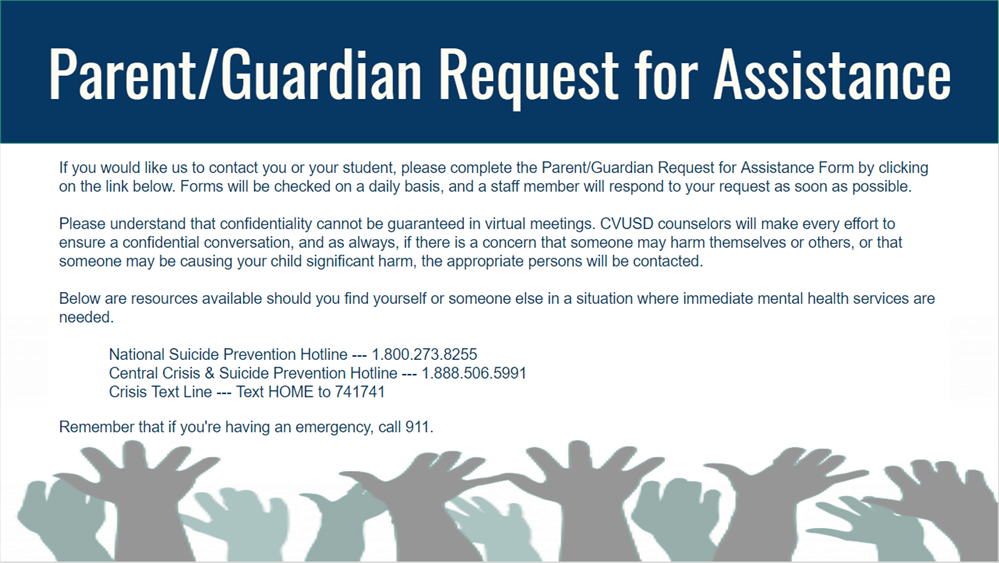  Parent Assistance